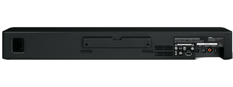 Bose Solo 5 Anschlüsse: Rückansicht